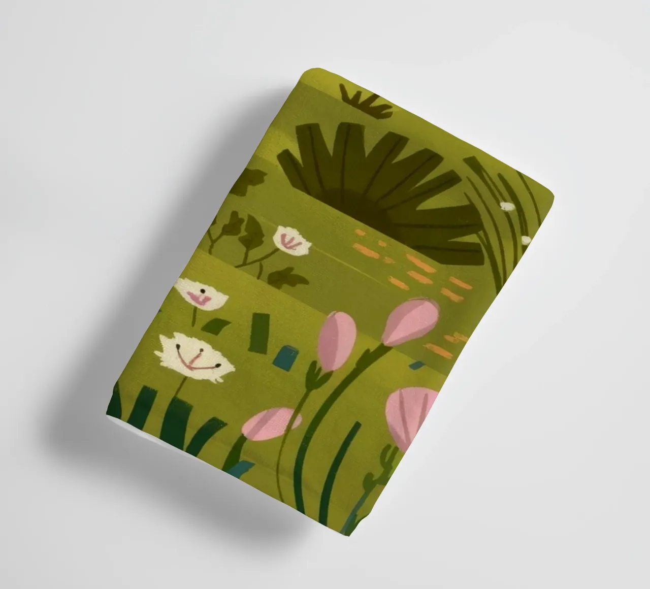 Garden Scene towel by Seren Liodra