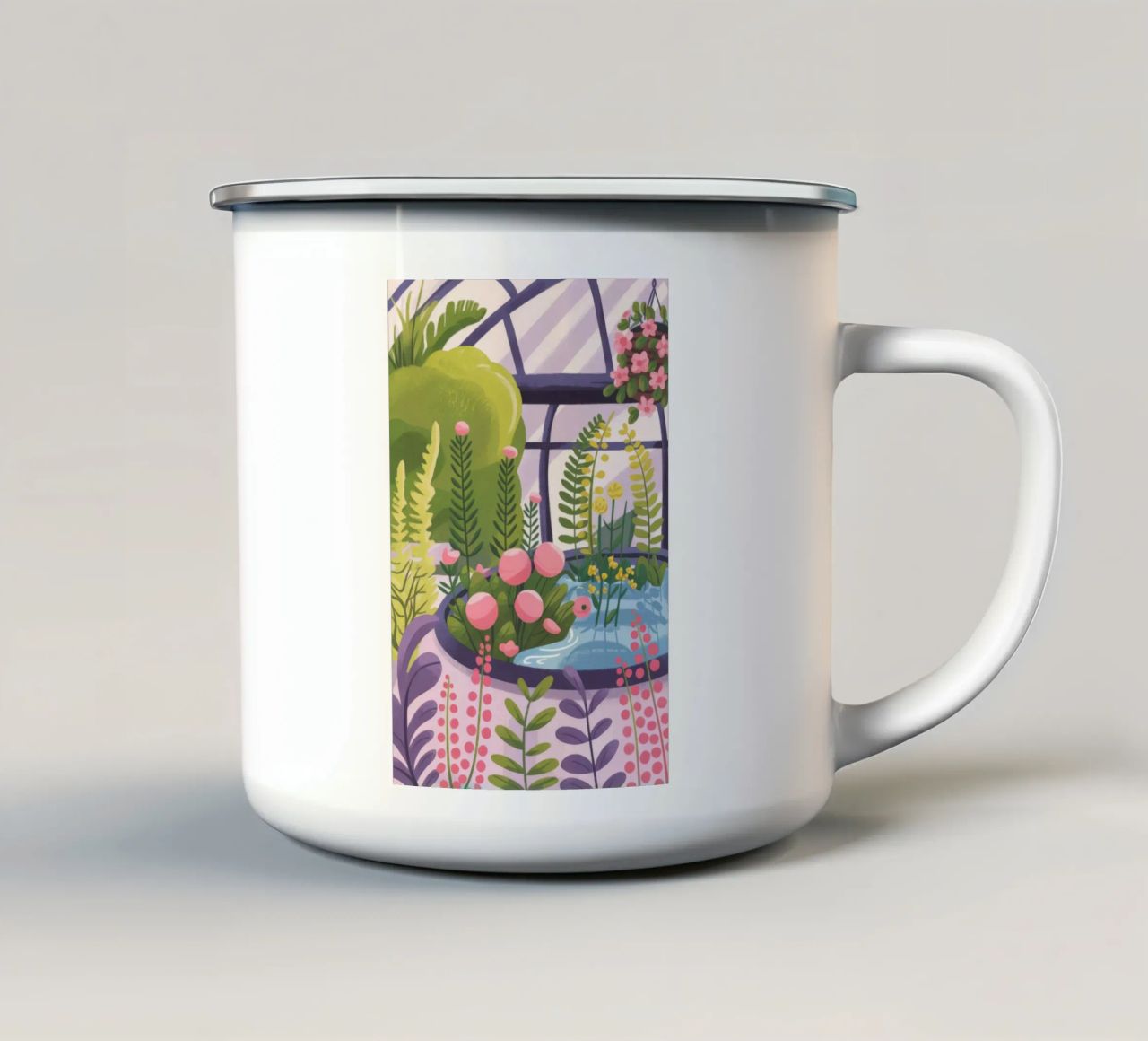 Design della tartaruga tazza in smalto da Seren Liodra