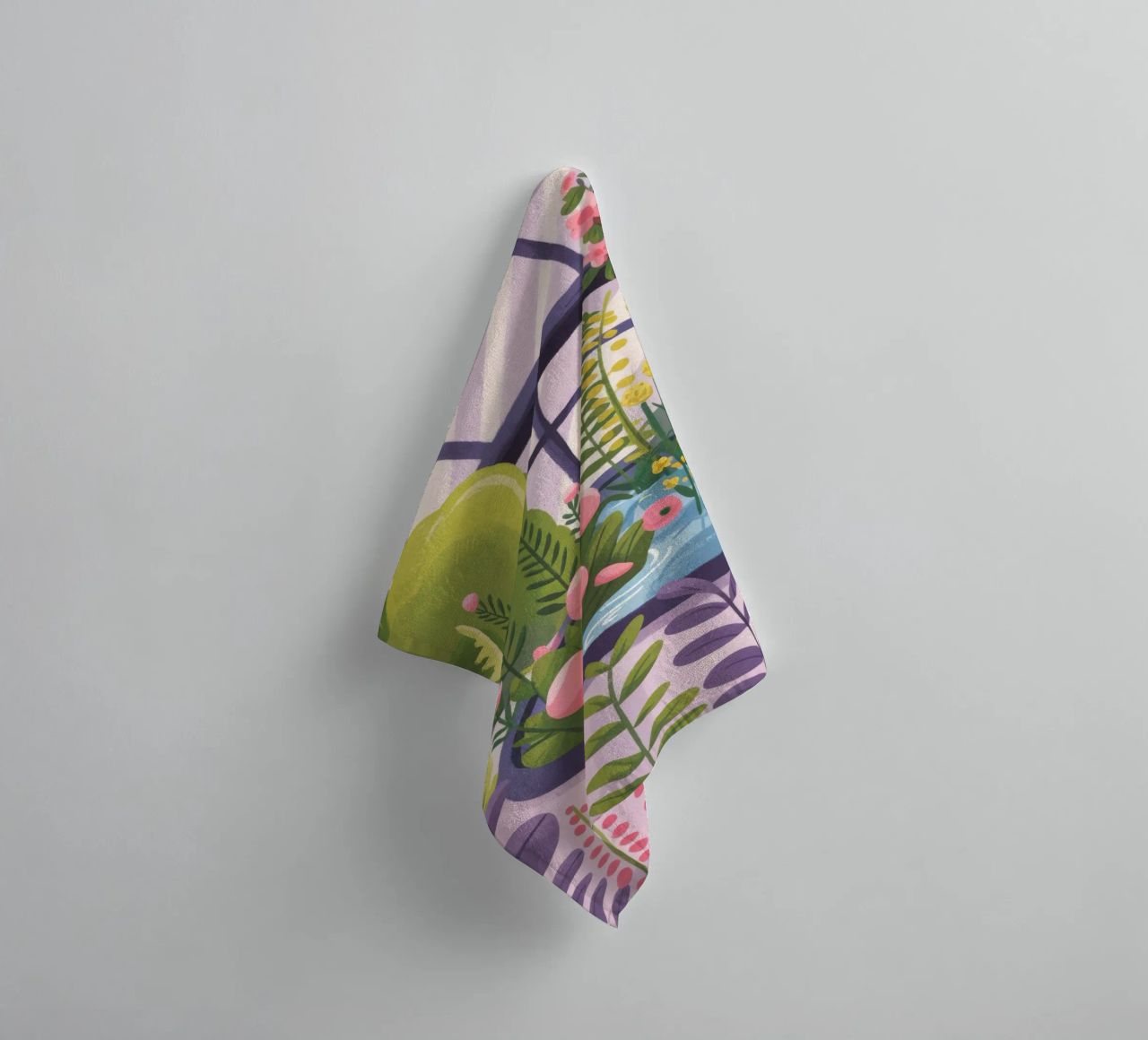 Turtle Design towel by Seren Liodra