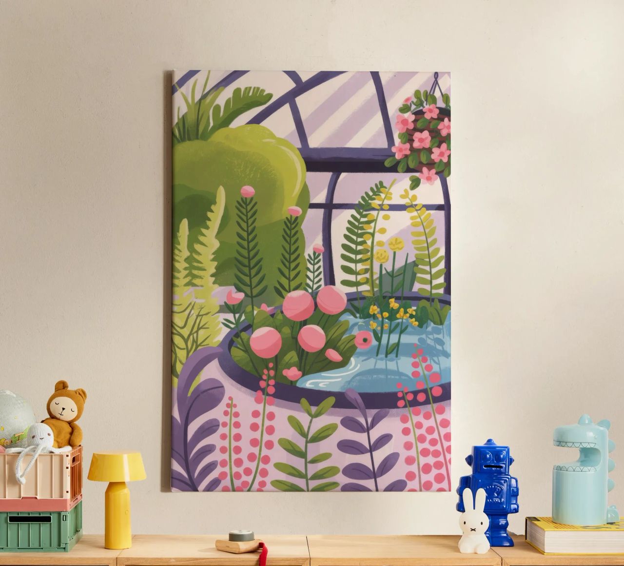 Turtle Design canvas by Seren Liodra