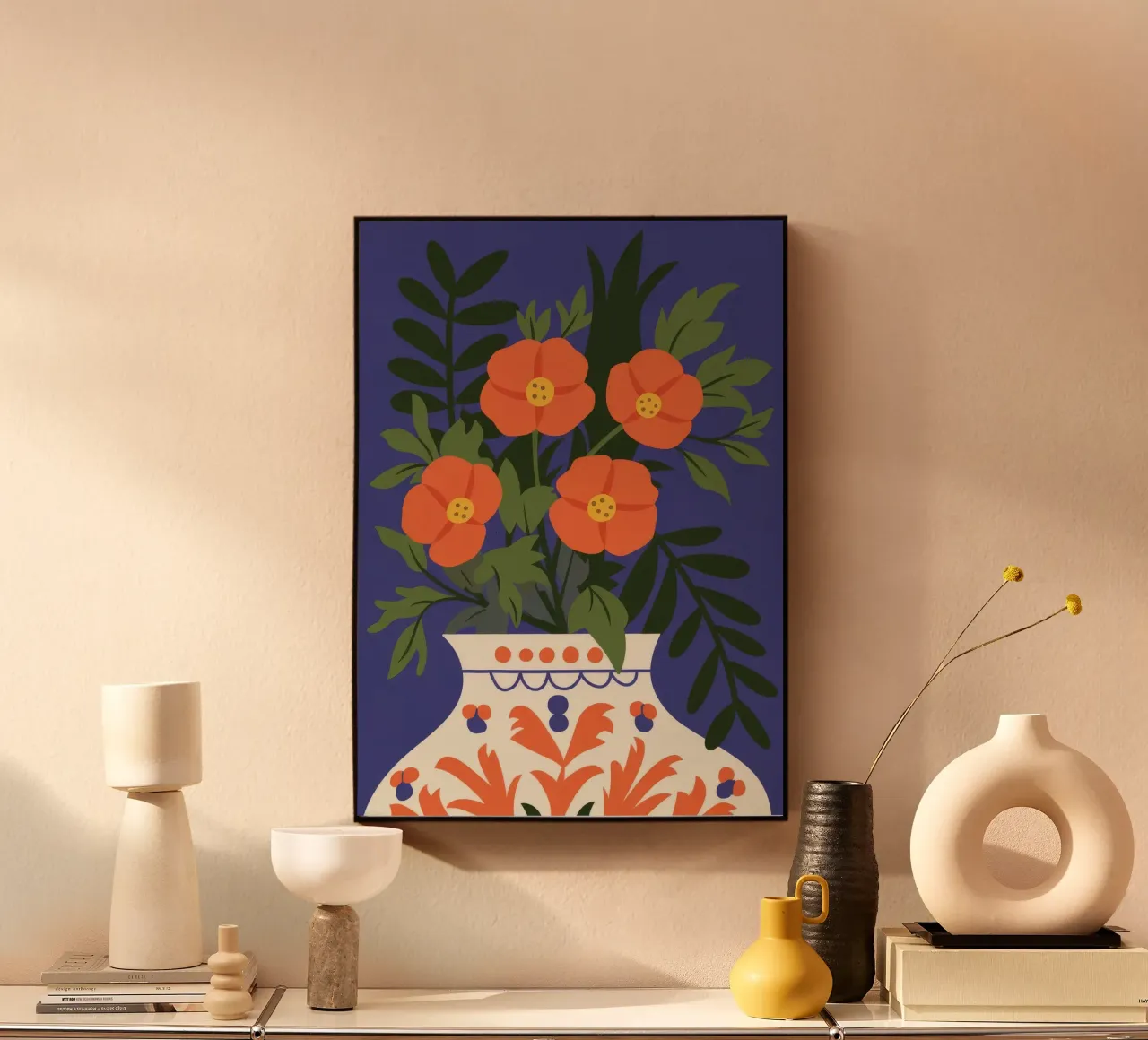 Vaso blu plexiglass da Seren Liodra