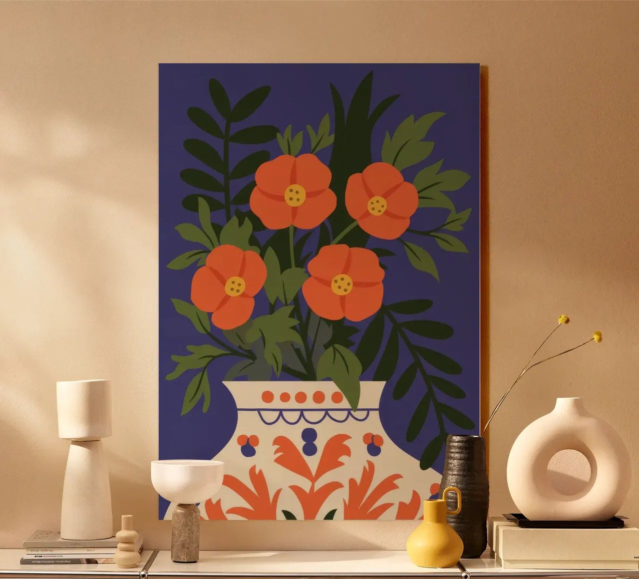 Vaso blu plexiglass da Seren Liodra