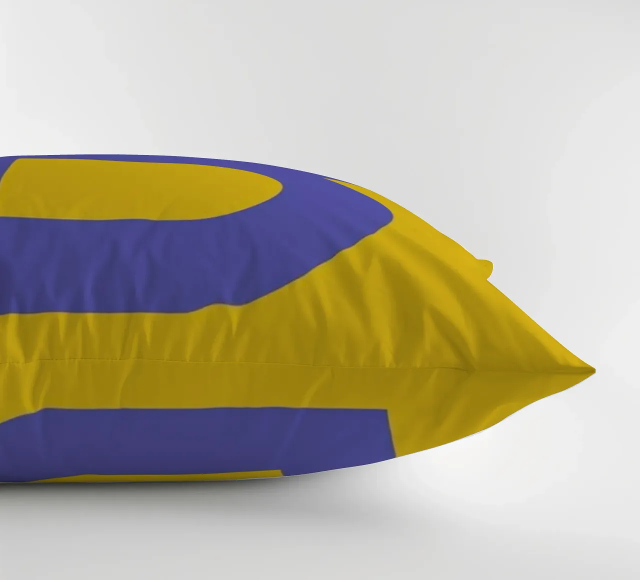 Yellow Letter B decorative cushion by Studio One