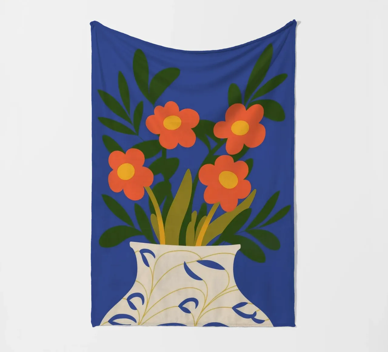 Fiori rosa coperta in pile da Seren Liodra
