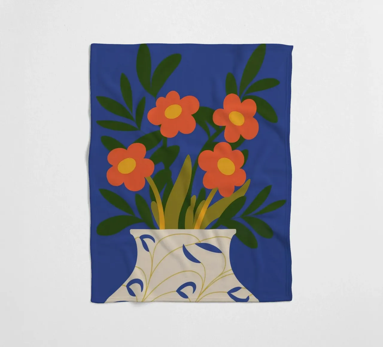 Fiori rosa coperta in pile da Seren Liodra