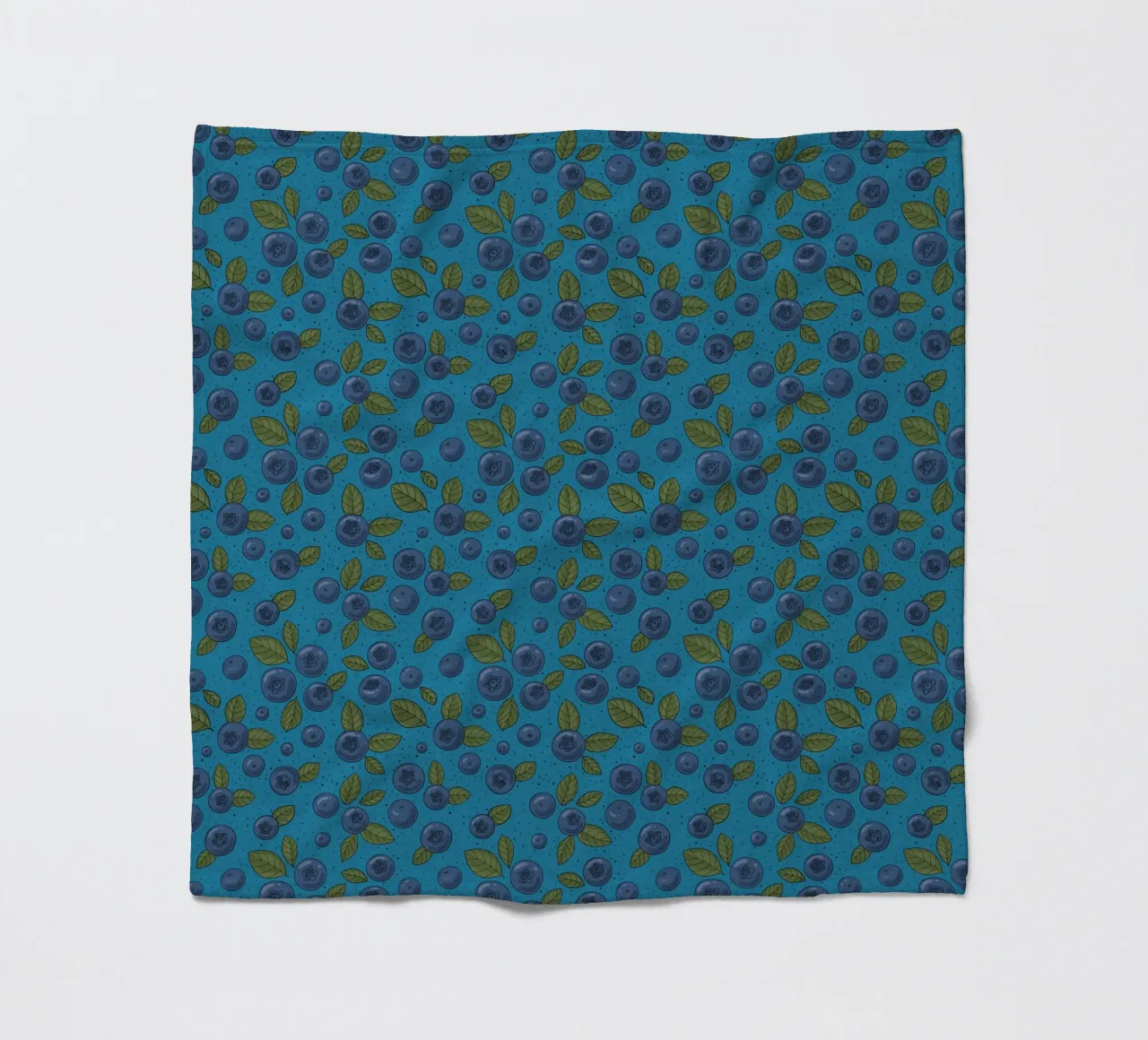 Mirtilli su blu coperta in pile da Painted Nature