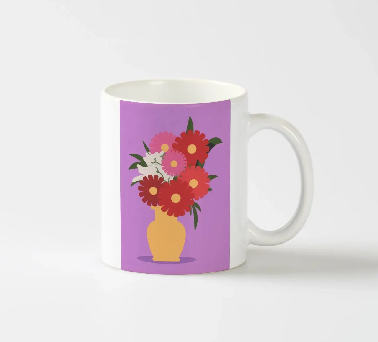 Striped Vase ceramic mug by Seren Liodra