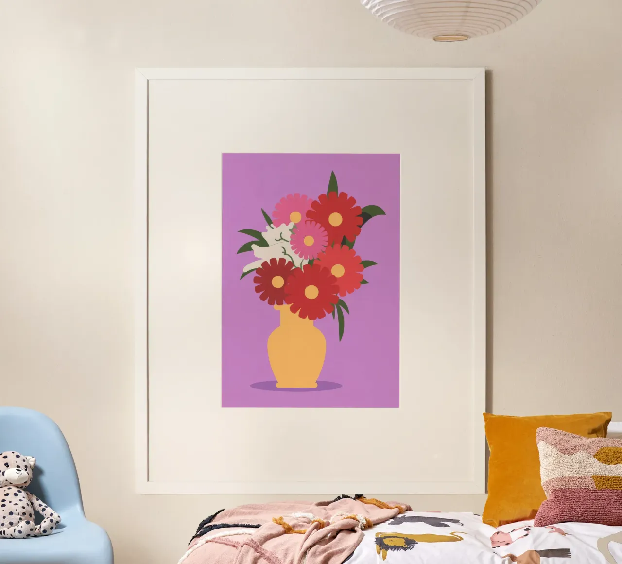 Vaso a righe poster da Seren Liodra
