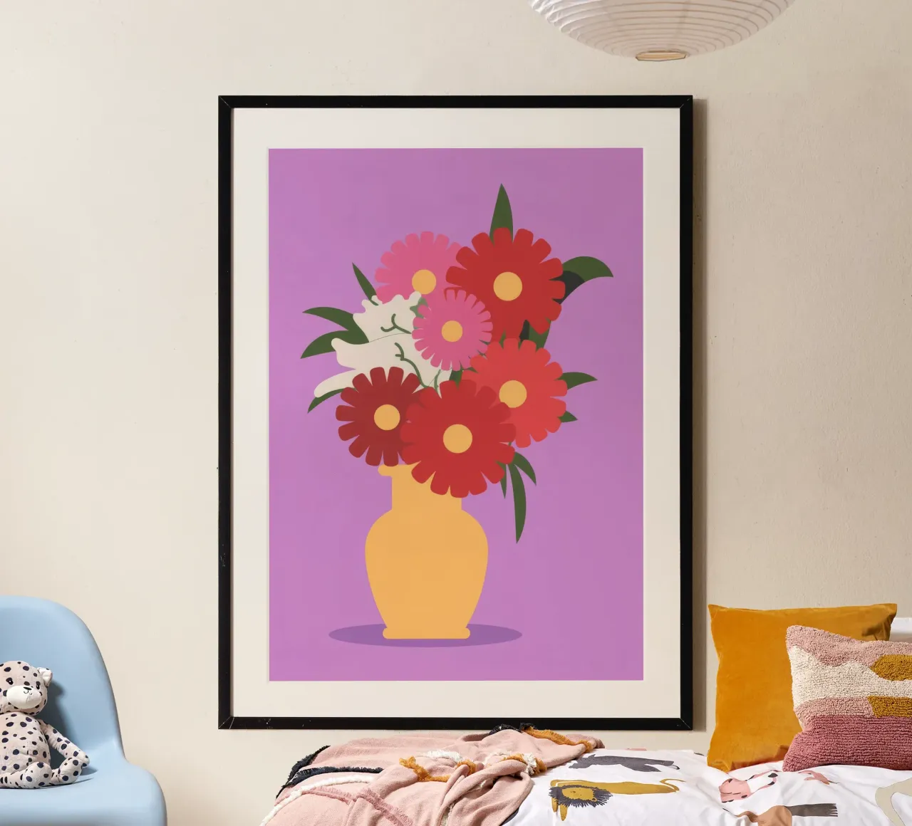 Vaso a righe poster da Seren Liodra