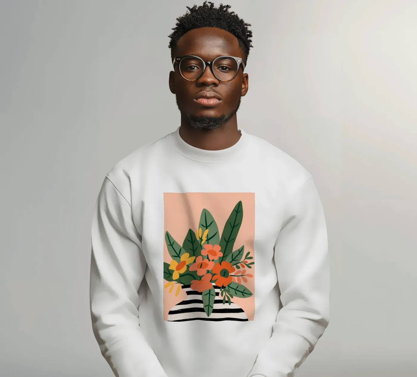 Vegetable Pattern sweatshirt by Seren Liodra