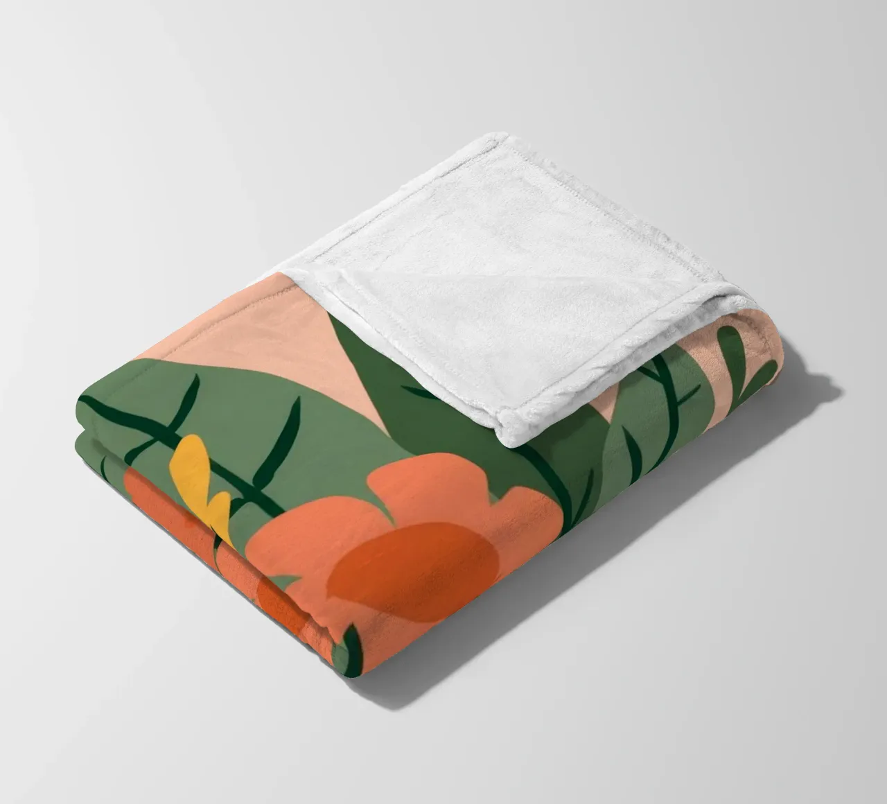 Vegetable Pattern fleece blanket by Seren Liodra