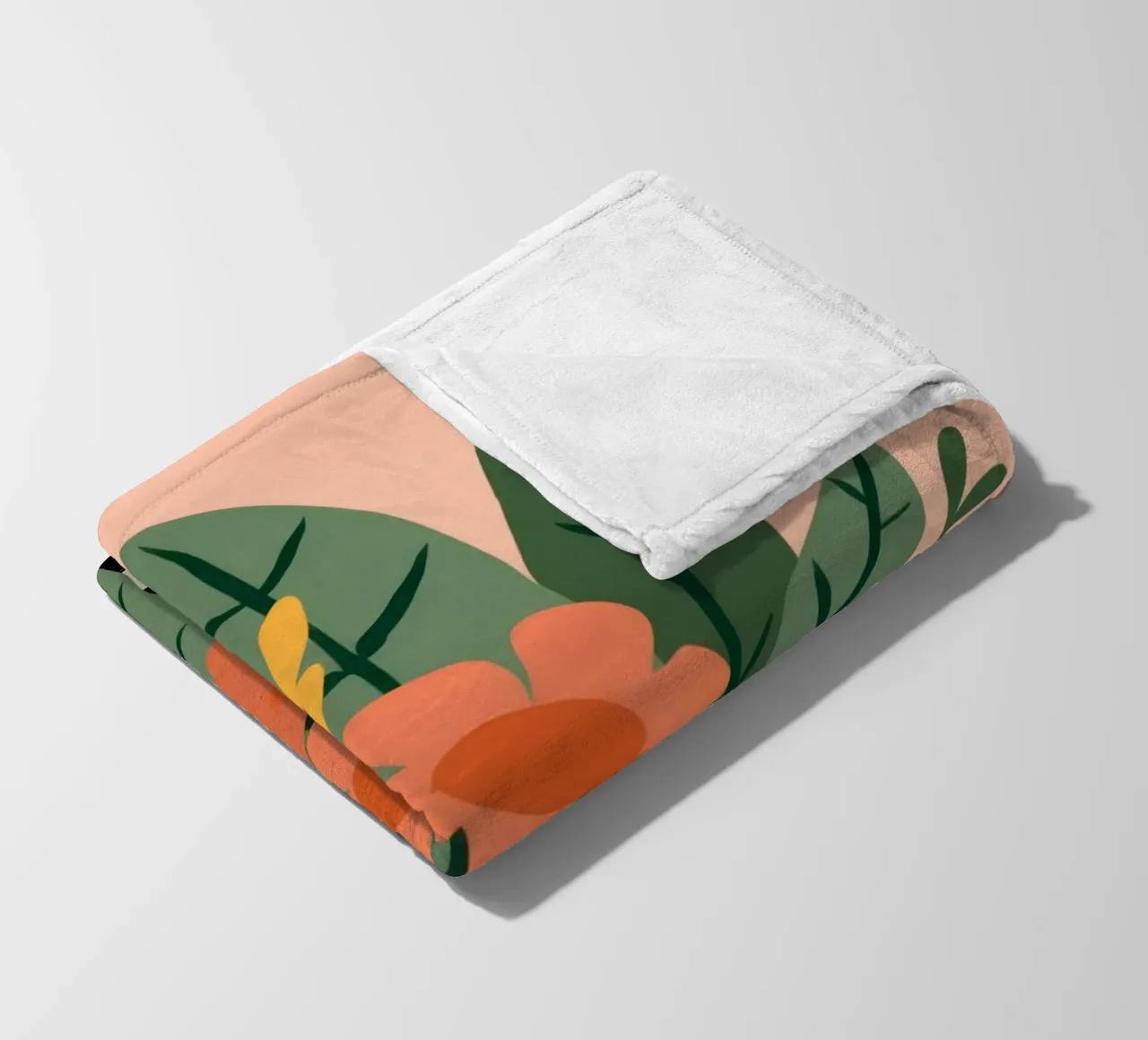 Vegetable Pattern fleece blanket by Seren Liodra