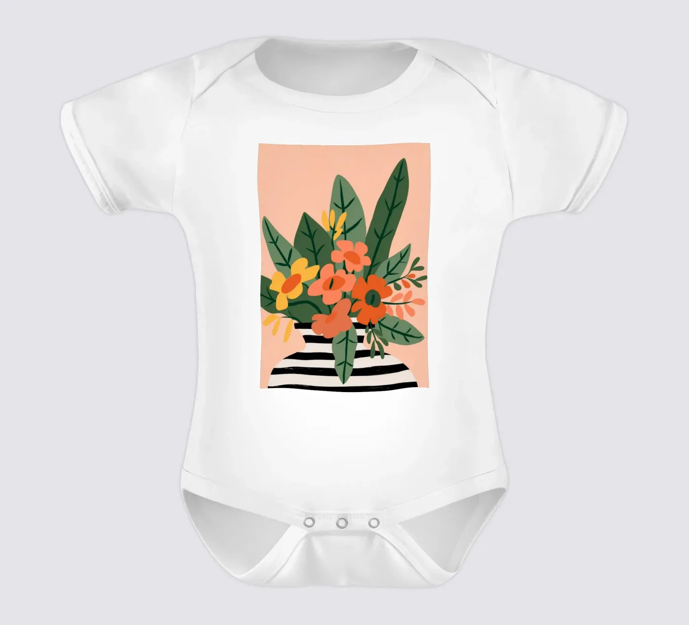 Vegetable Pattern babyrompertje korte mouwen van Seren Liodra