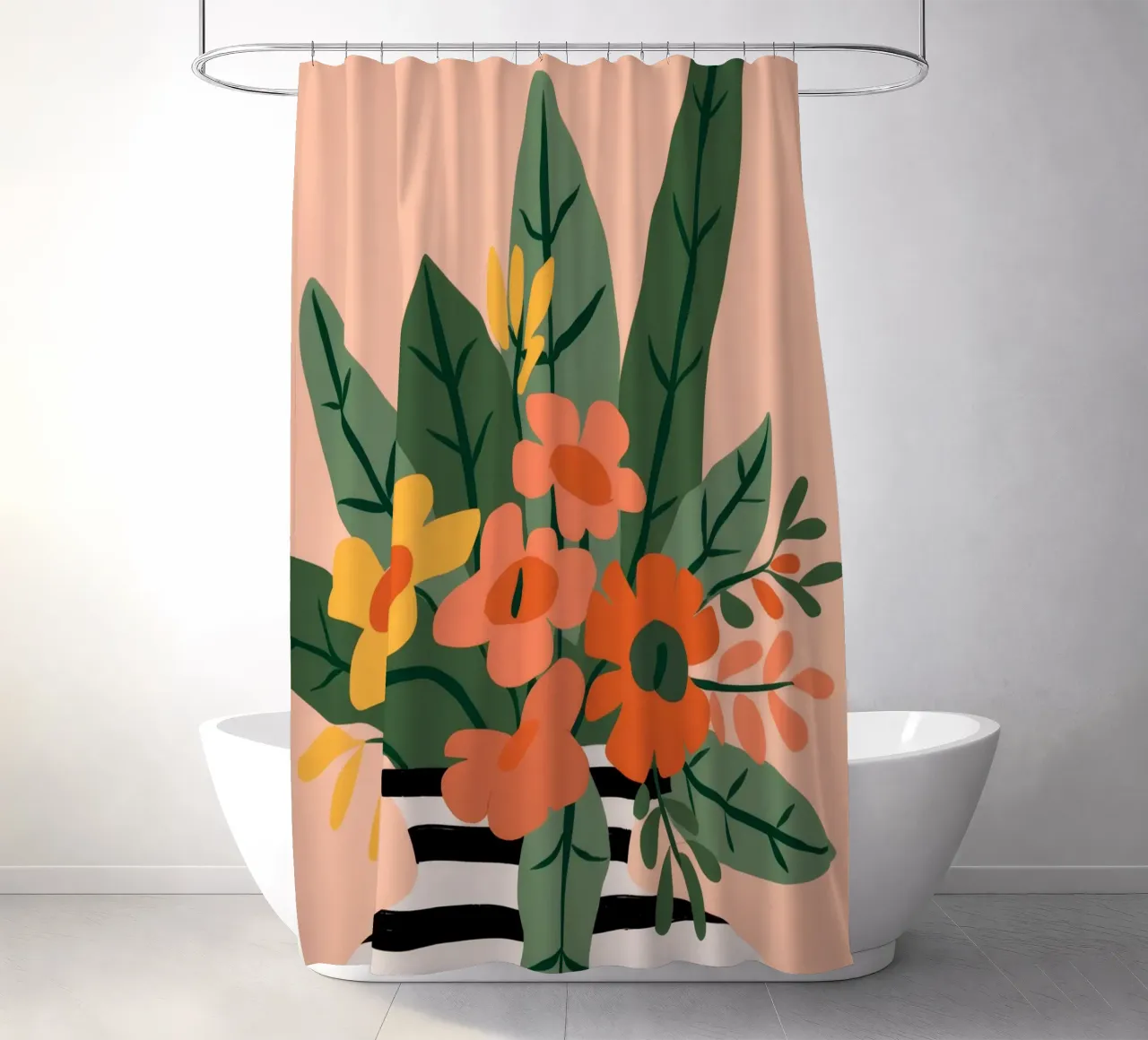 Vegetable Pattern Duschvorhang von Seren Liodra