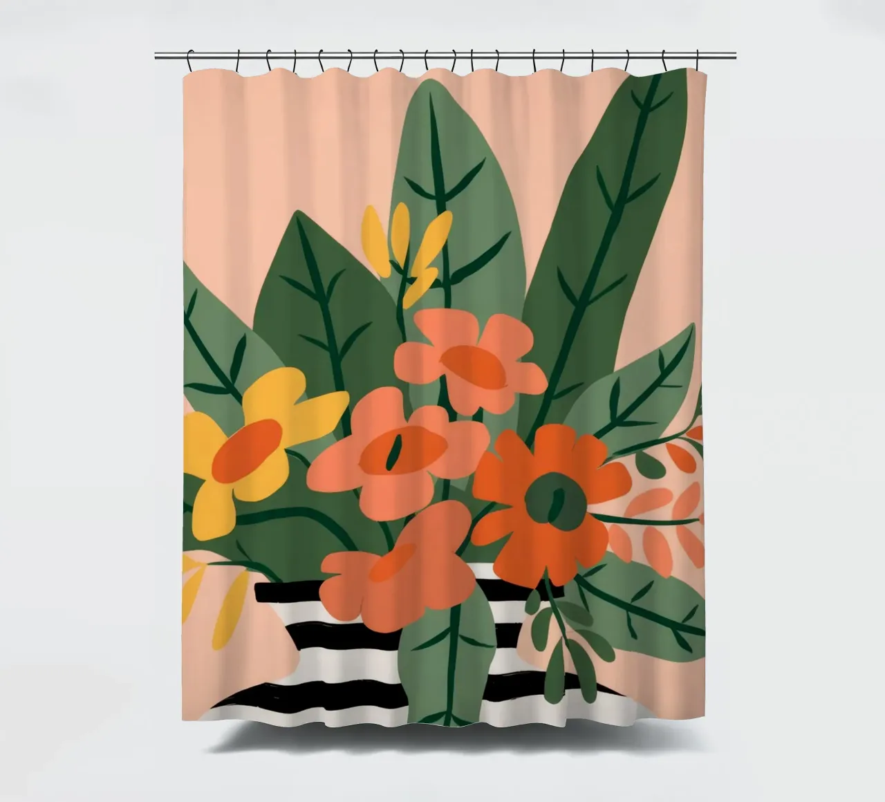 Vegetable Pattern Duschvorhang von Seren Liodra