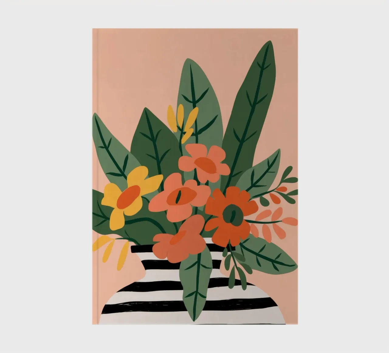 Vegetable Pattern notebook by Seren Liodra