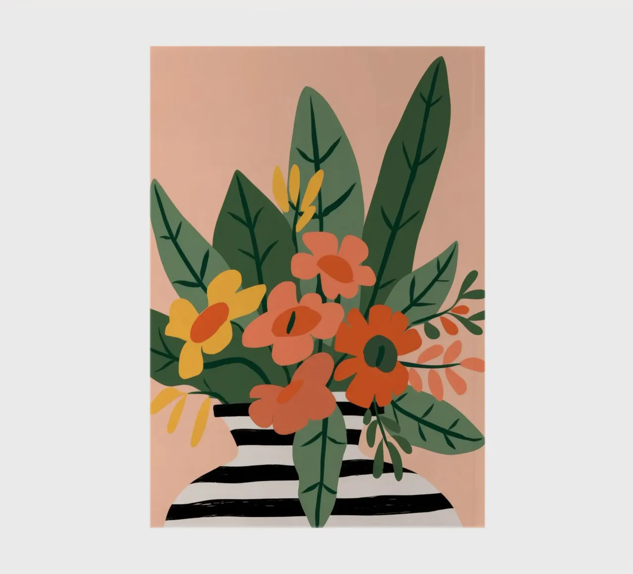 Vegetable Pattern notebook by Seren Liodra