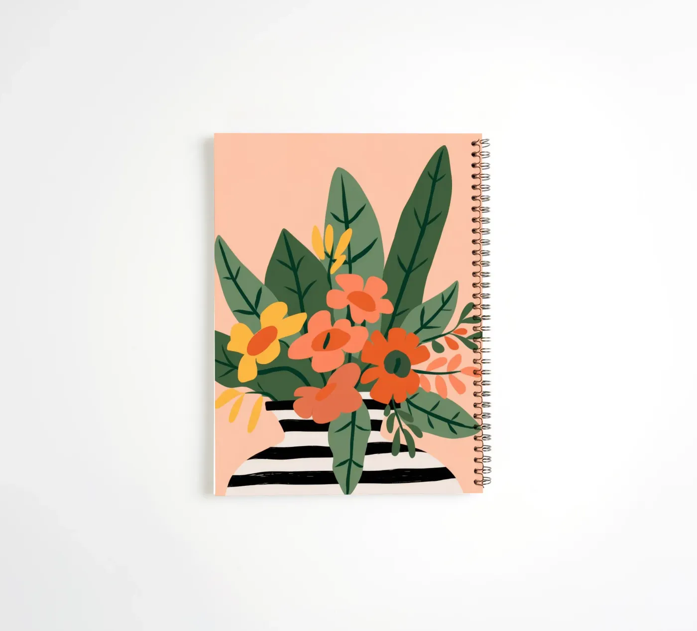 Vegetable Pattern spiral notebook by Seren Liodra