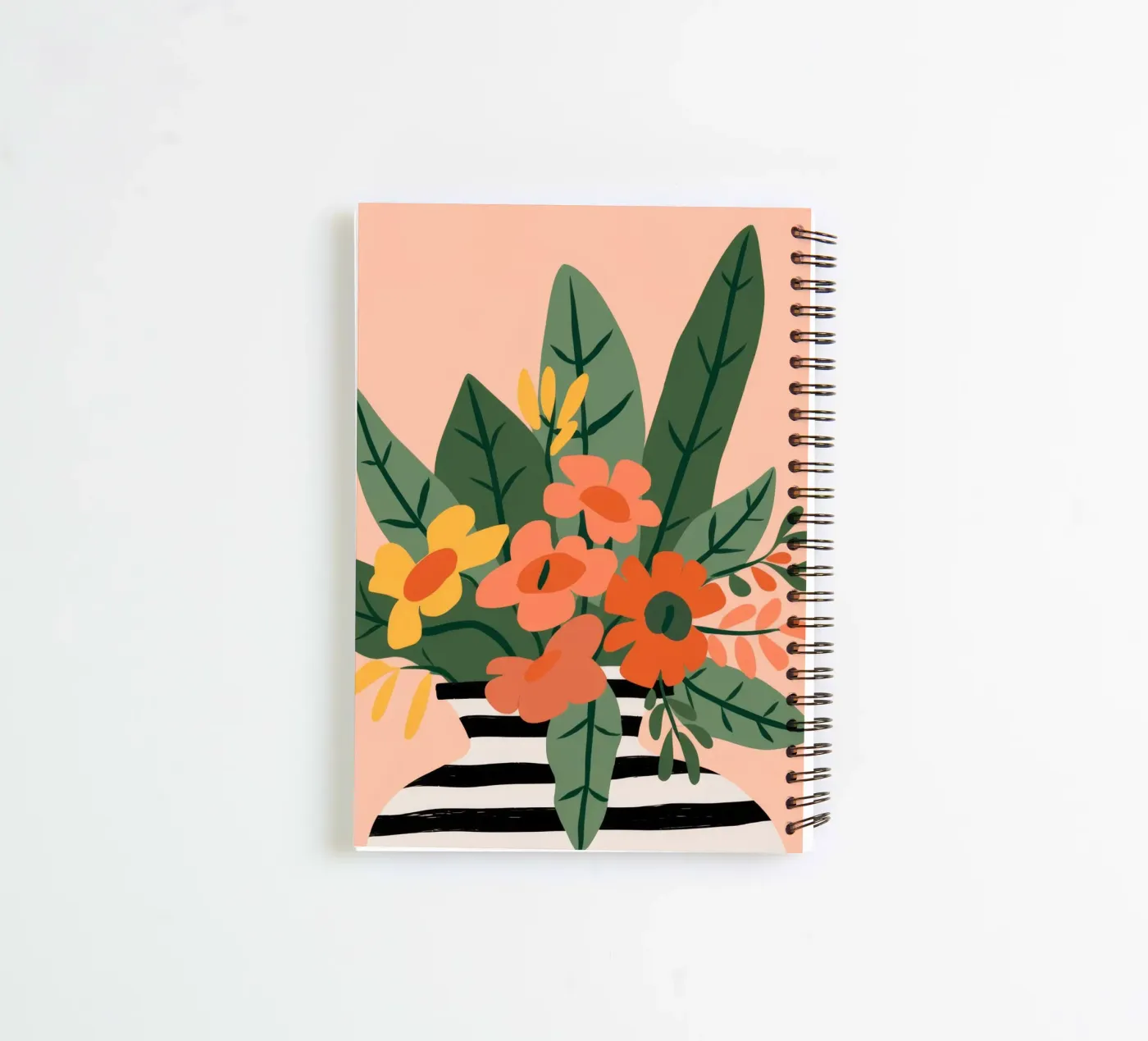 Vegetable Pattern spiral notebook by Seren Liodra