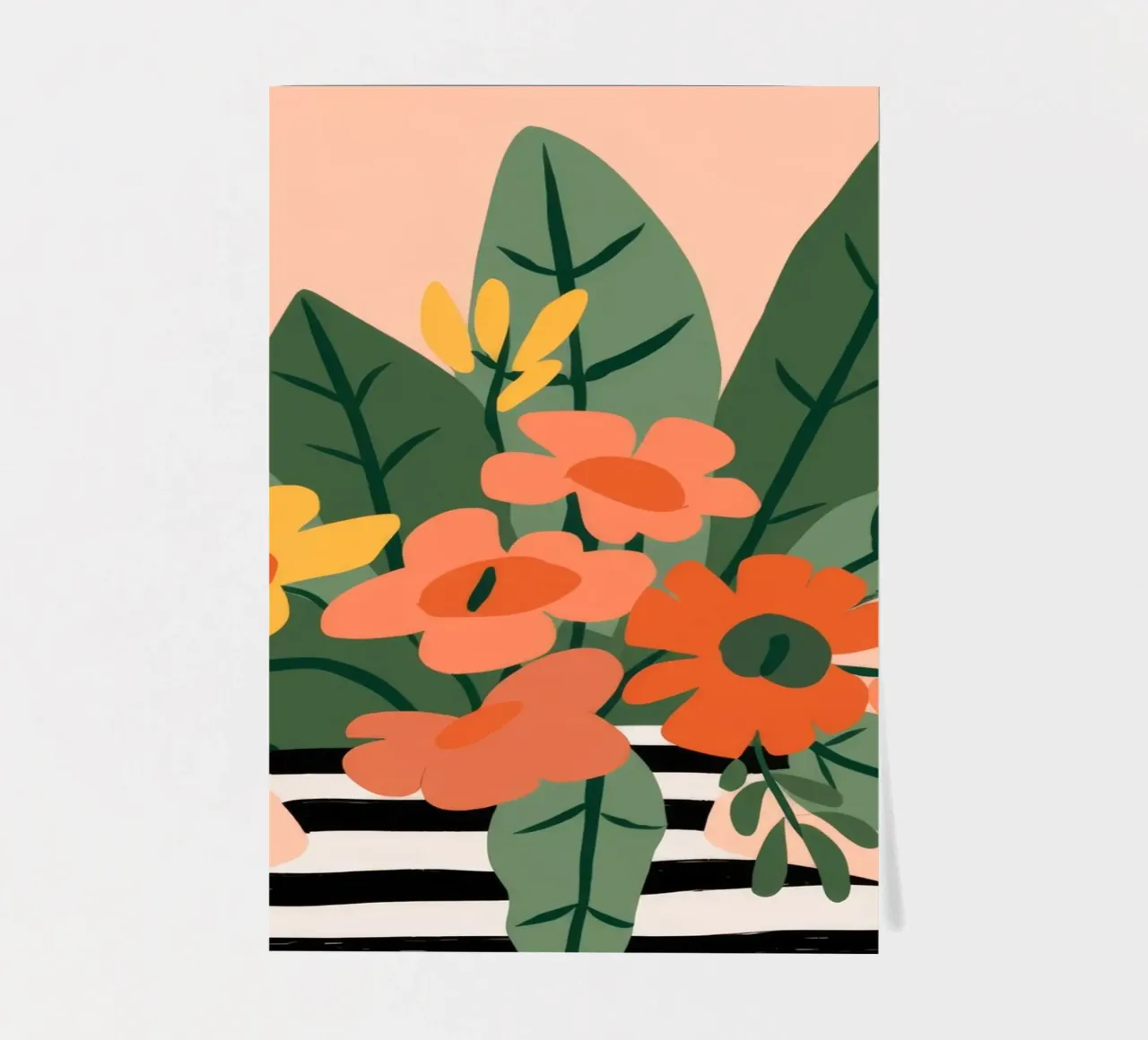 Groentepatroon stickervel van Seren Liodra