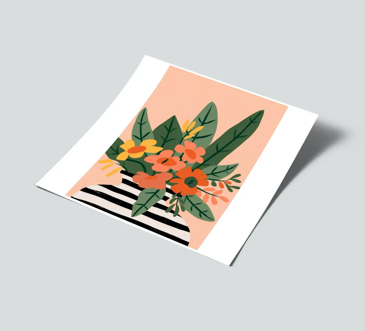 Groentepatroon stickervel van Seren Liodra