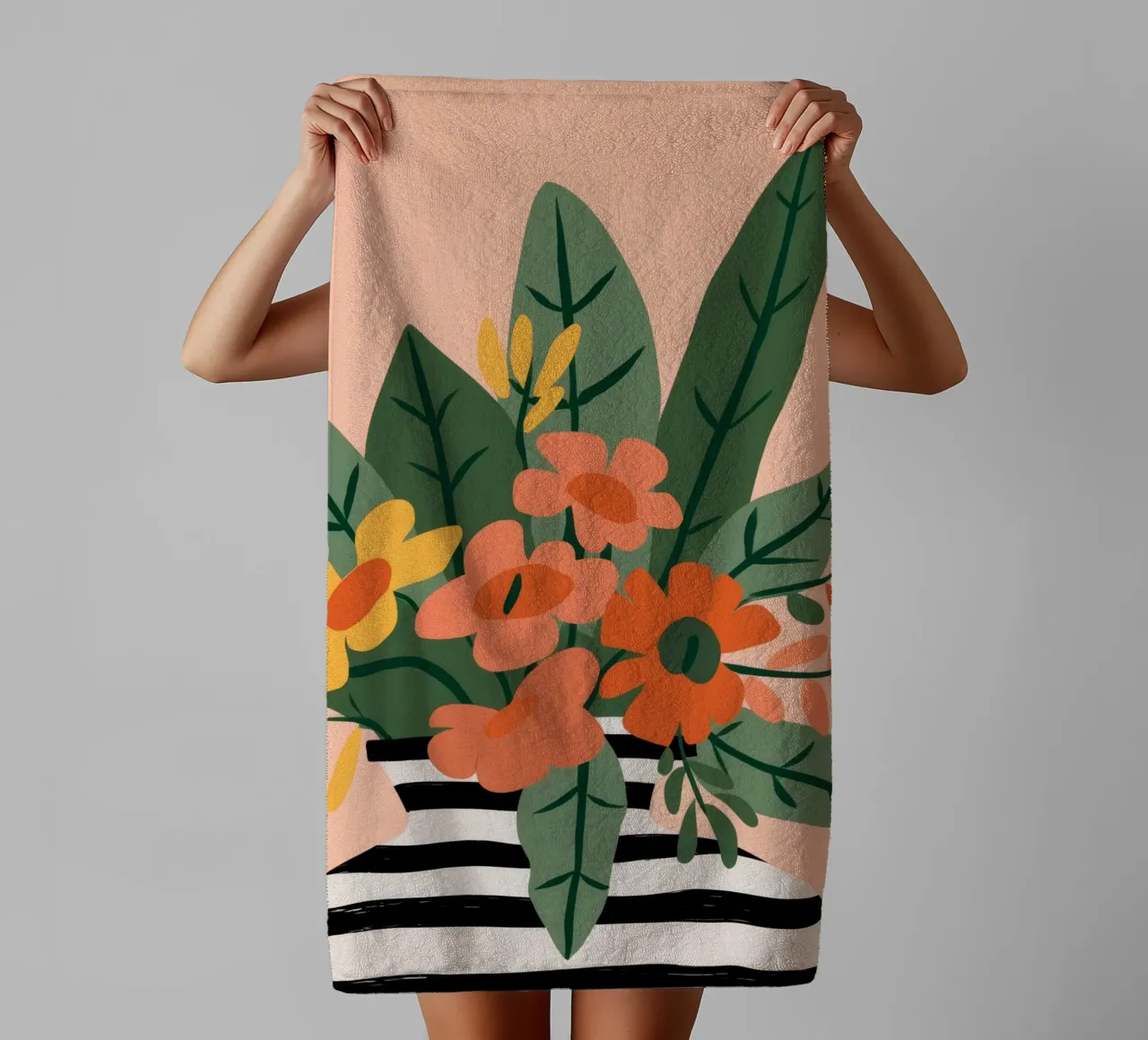 Vegetable Pattern Handtuch von Seren Liodra