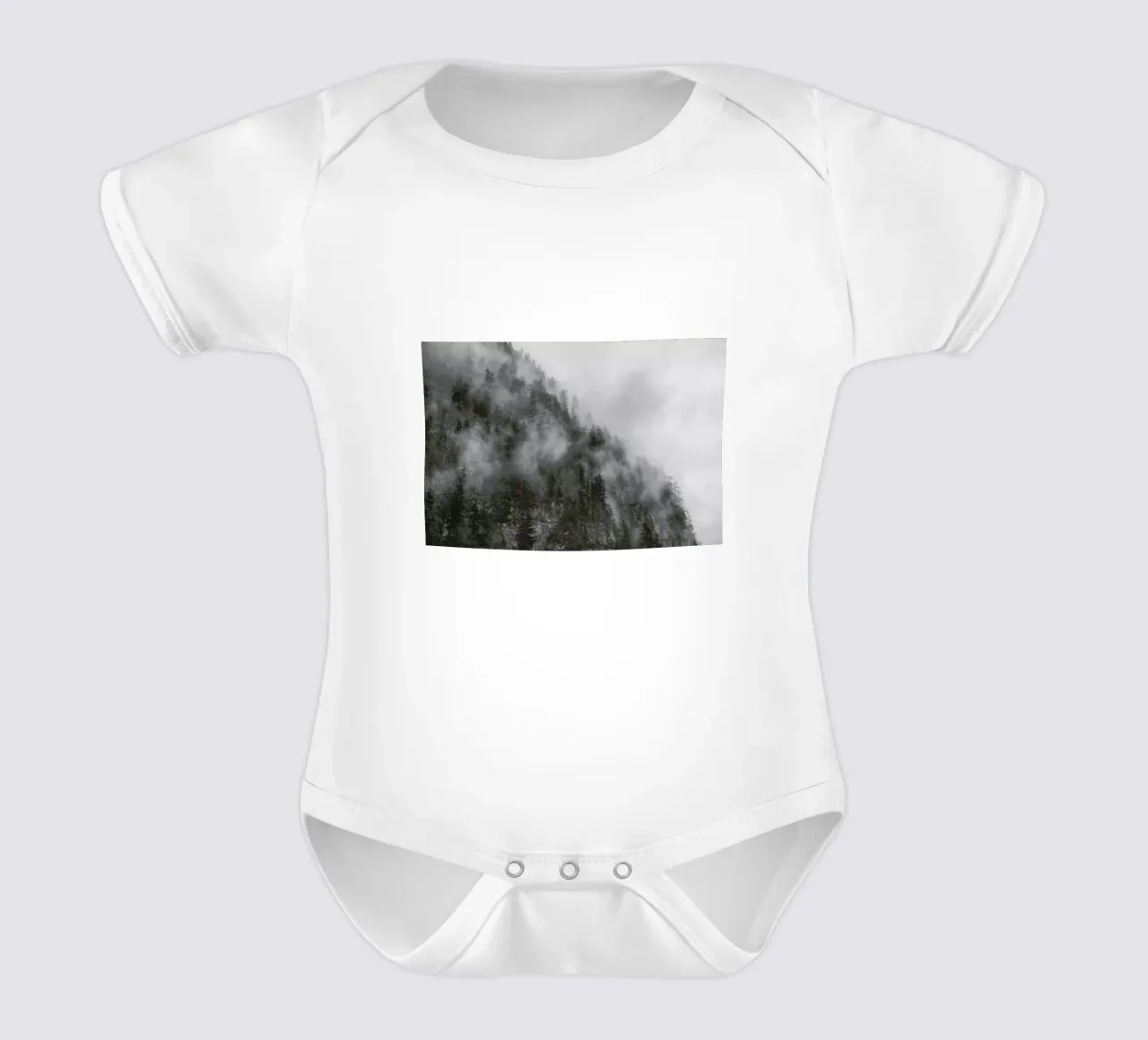 Moody Clouds 3 body neonato maniche corte da Nur Mut