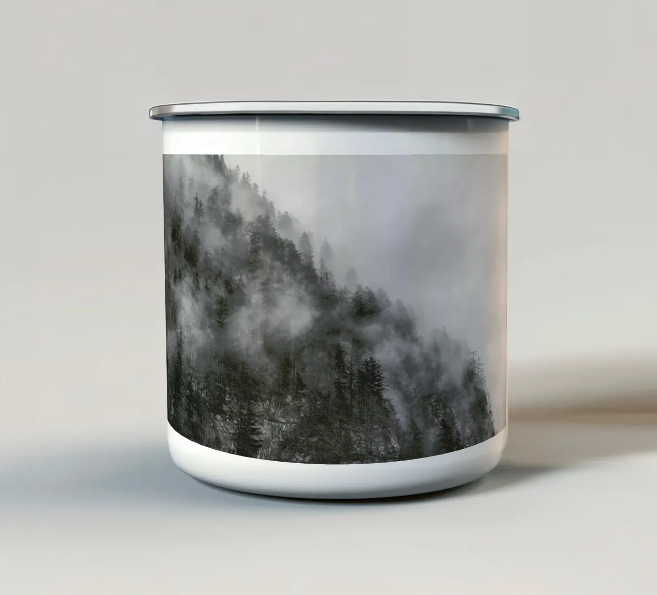 Moody Clouds 3 taza de esmalte de Nur Mut