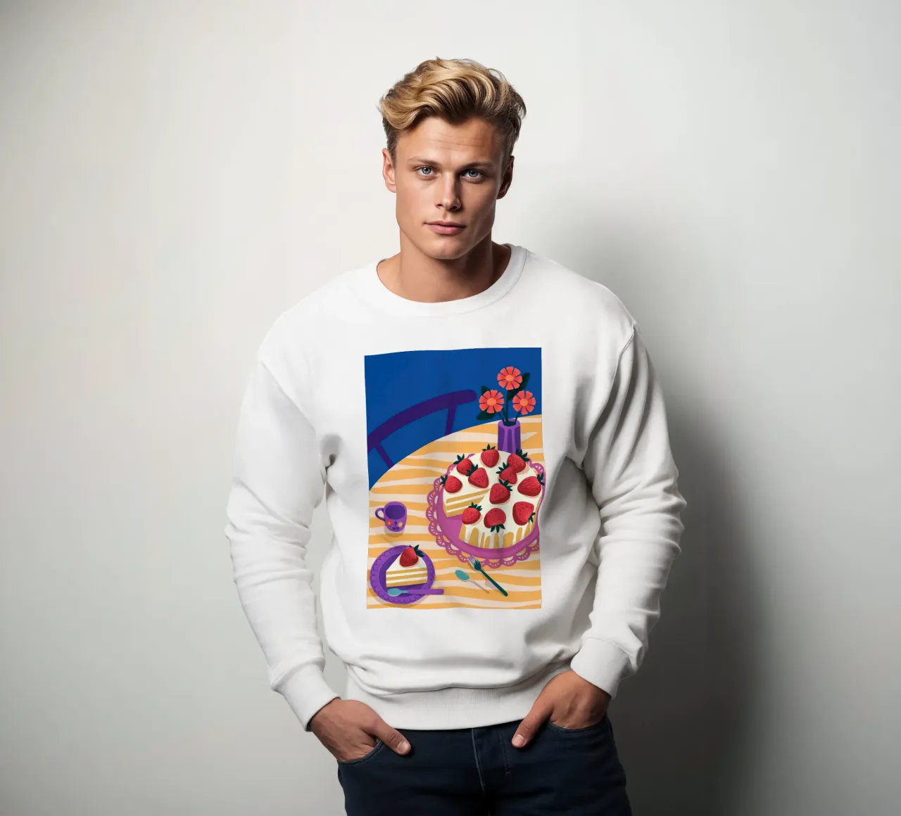 Torta di fragole felpa da Seren Liodra