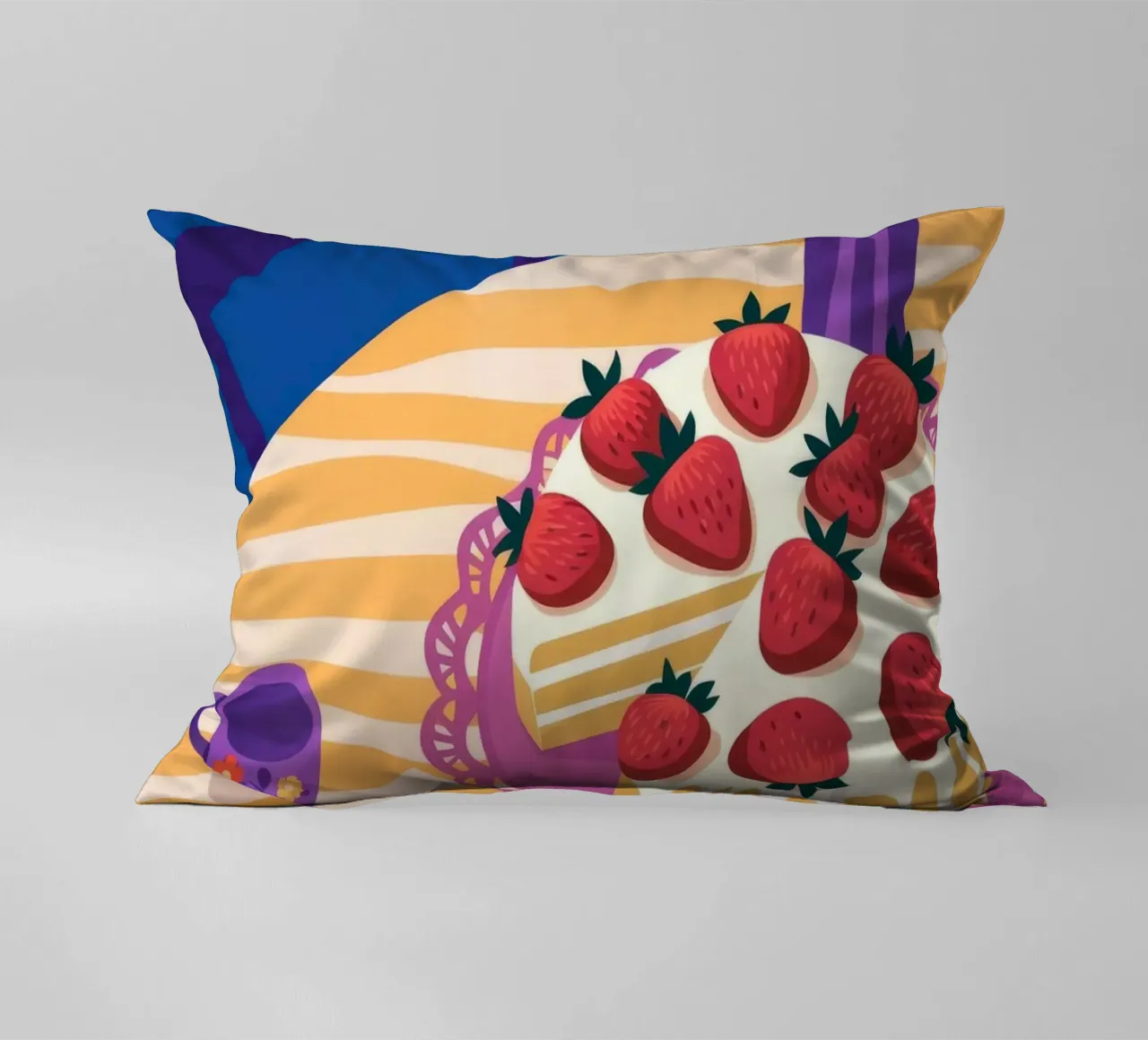 Torta di fragole cuscino da Seren Liodra