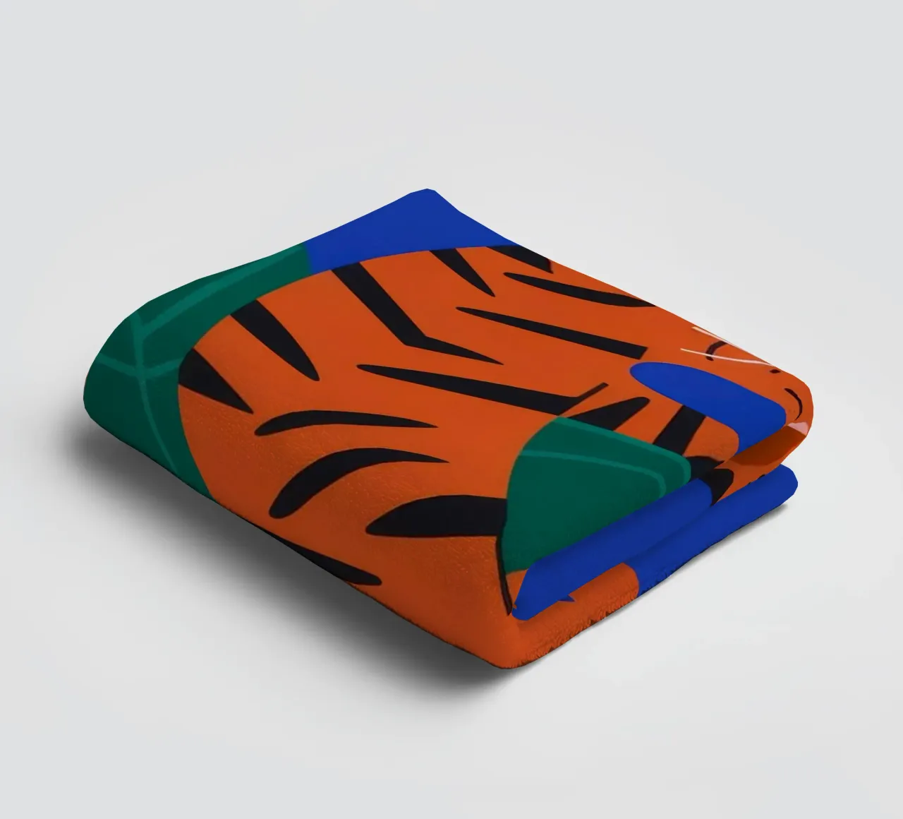 Tijgerbladeren badhanddoek van Seren Liodra