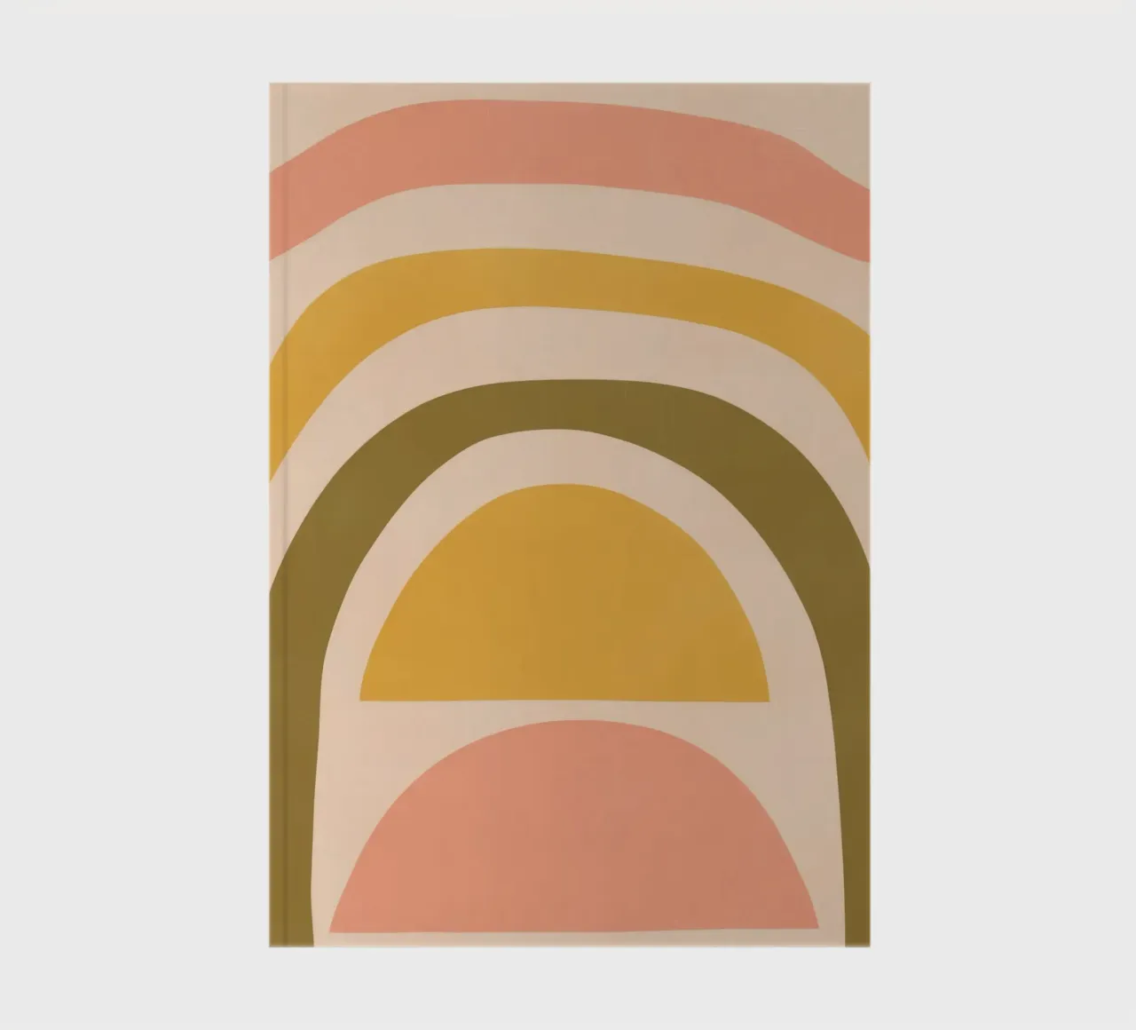 Abstract Rainbow notebook by Seren Liodra