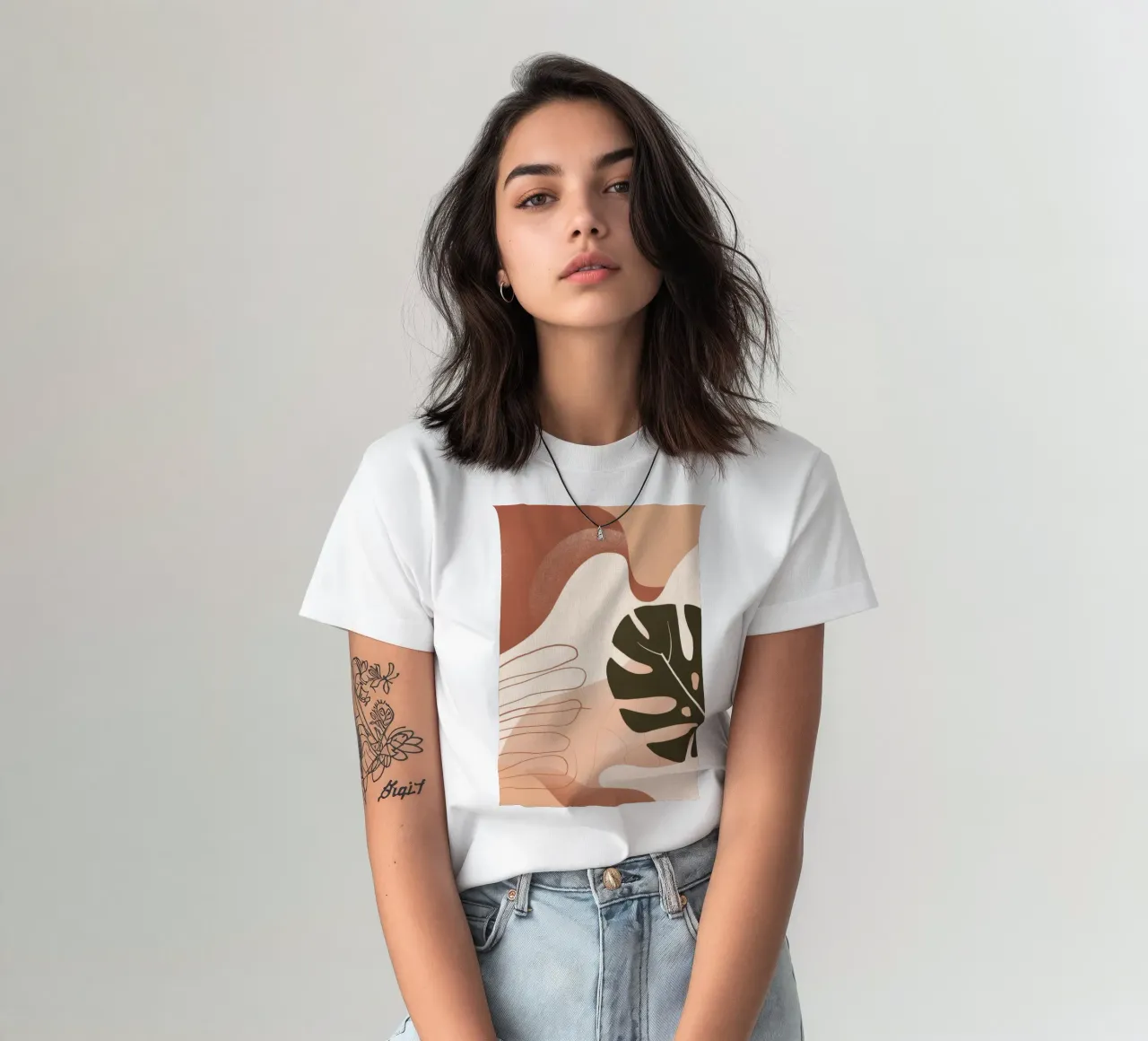 Mano di Monstera t-shirt da Seren Liodra