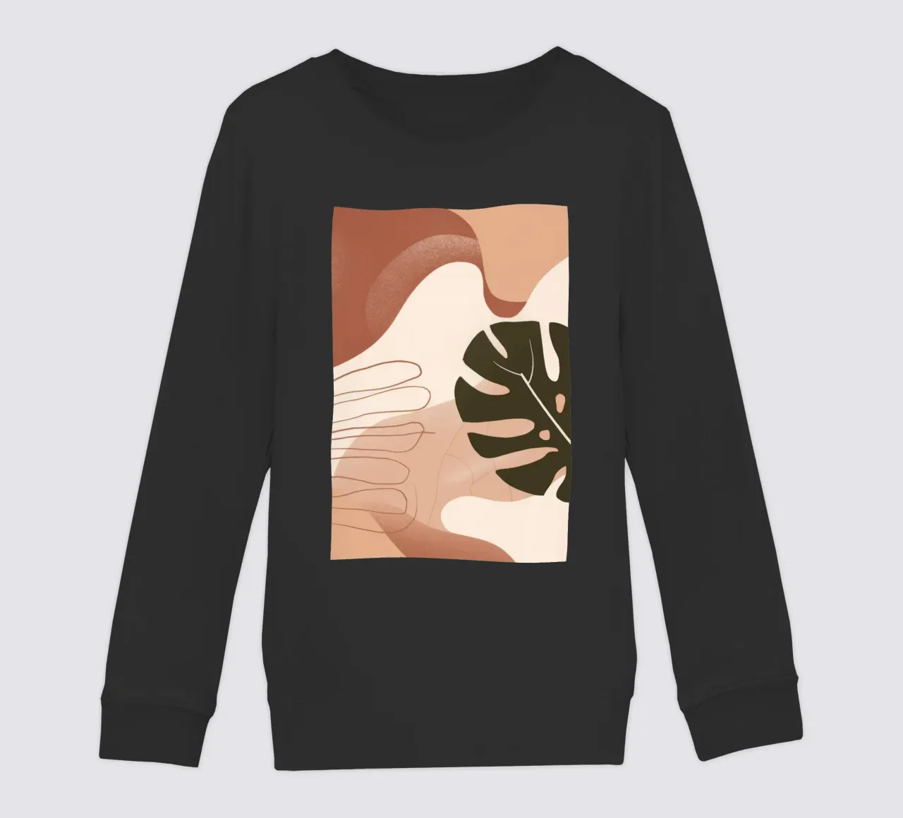 Mano di Monstera felpa bambino da Seren Liodra