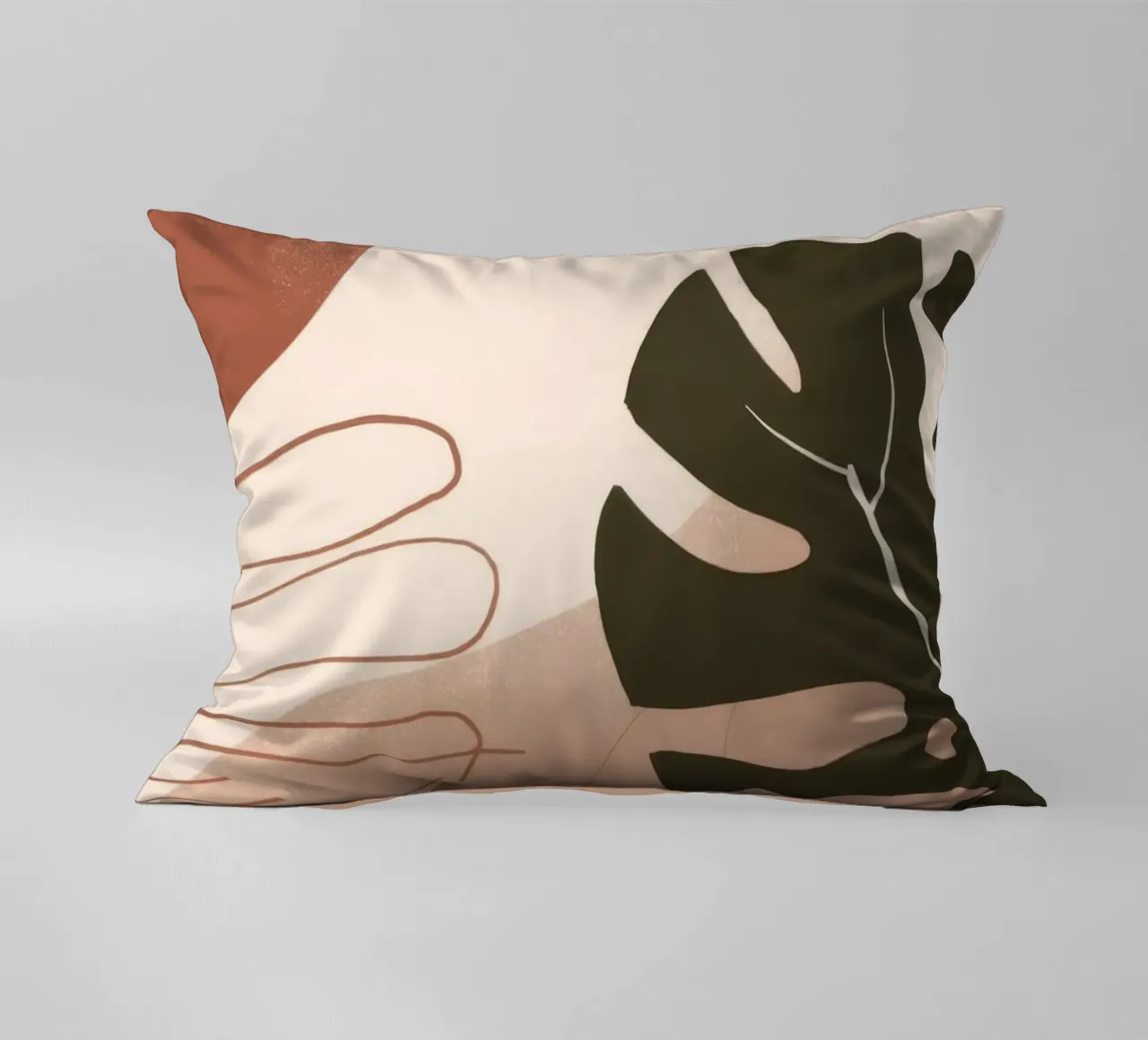 Mano di Monstera cuscino da Seren Liodra