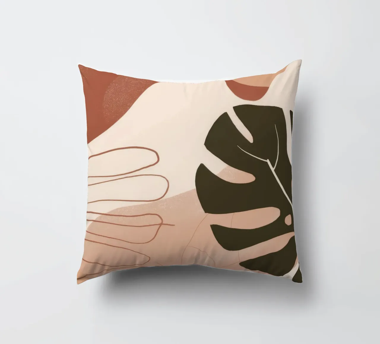 Mano di Monstera cuscino da Seren Liodra