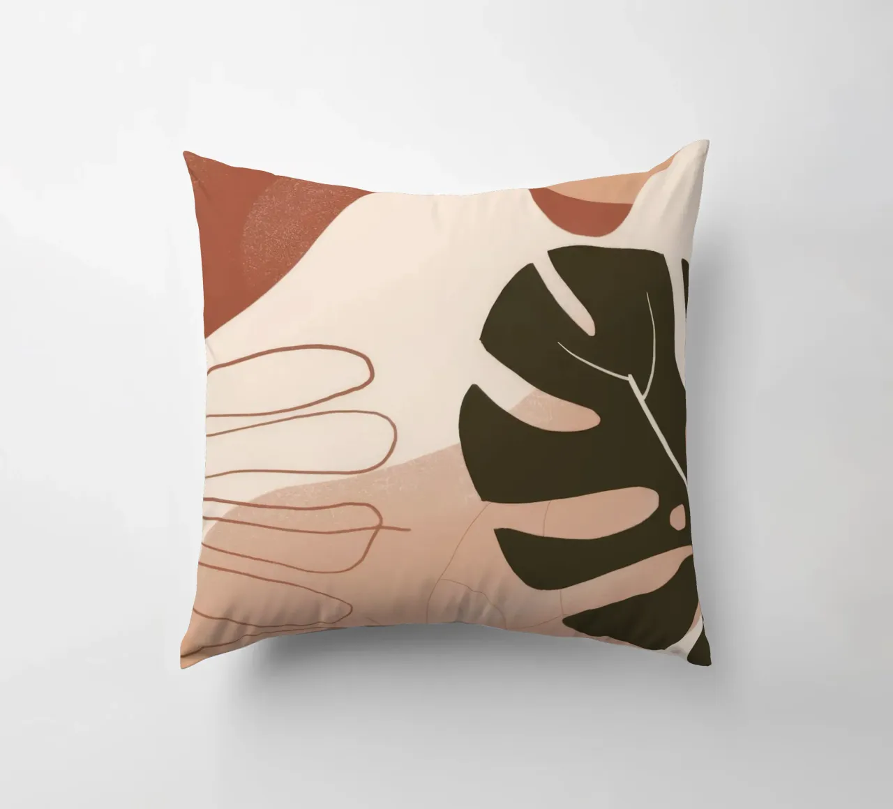 Mano di Monstera cuscino da Seren Liodra