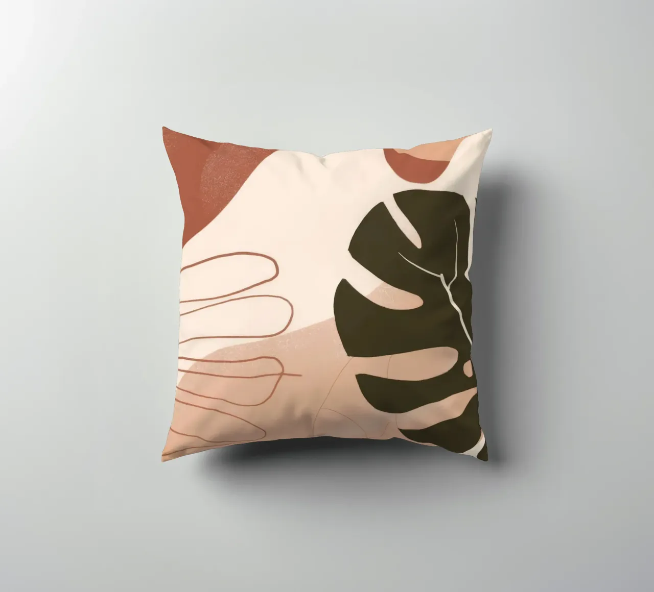 Mano di Monstera cuscino da Seren Liodra