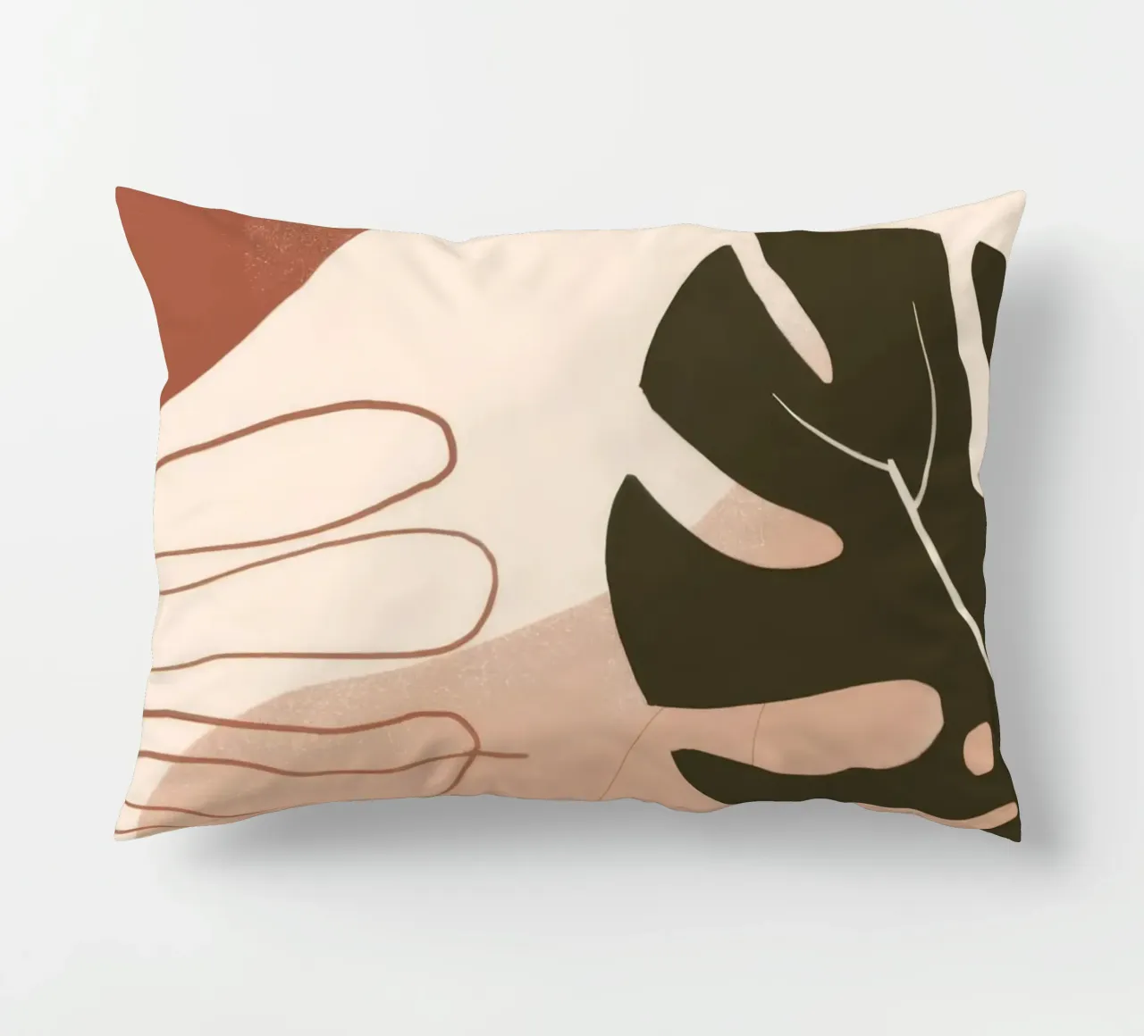 Mano di Monstera cuscino da Seren Liodra
