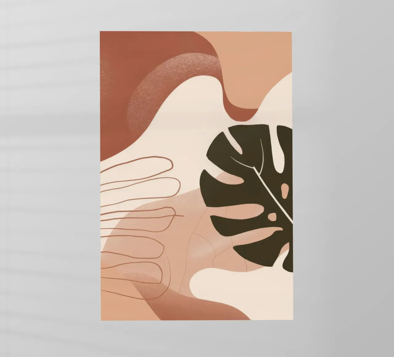 Mano di Monstera pellicola backlit da Seren Liodra