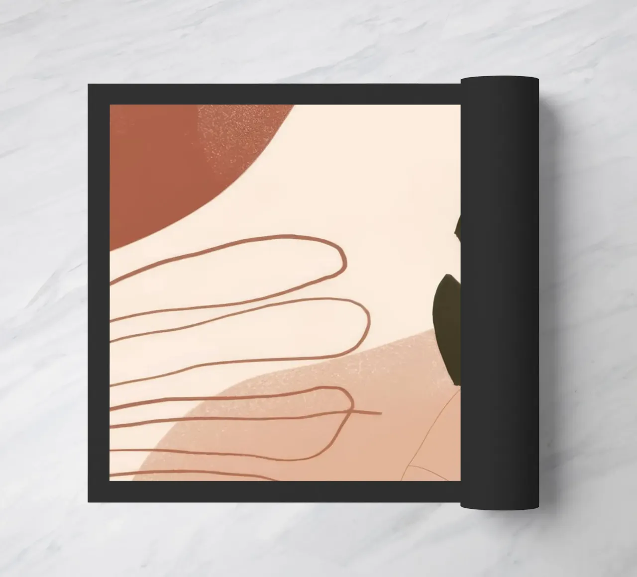 Monstera Hand doormat by Seren Liodra