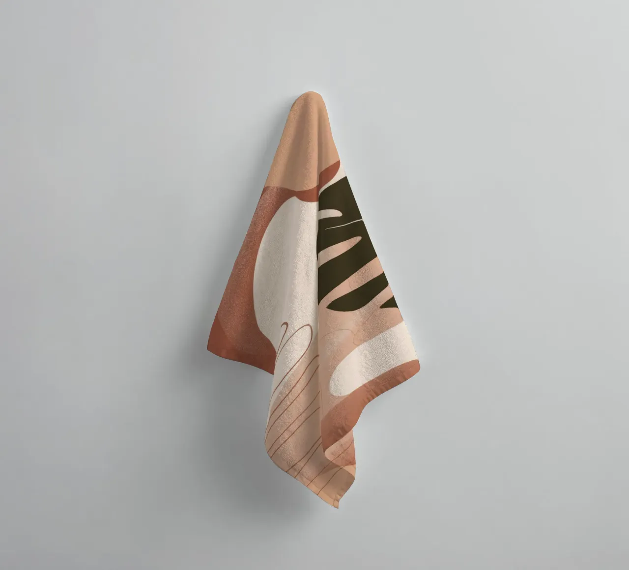 Mano di Monstera asciugamano da bagno da Seren Liodra