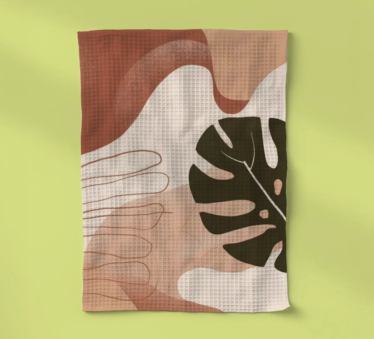 Mano di Monstera canovaccio da cucina da Seren Liodra