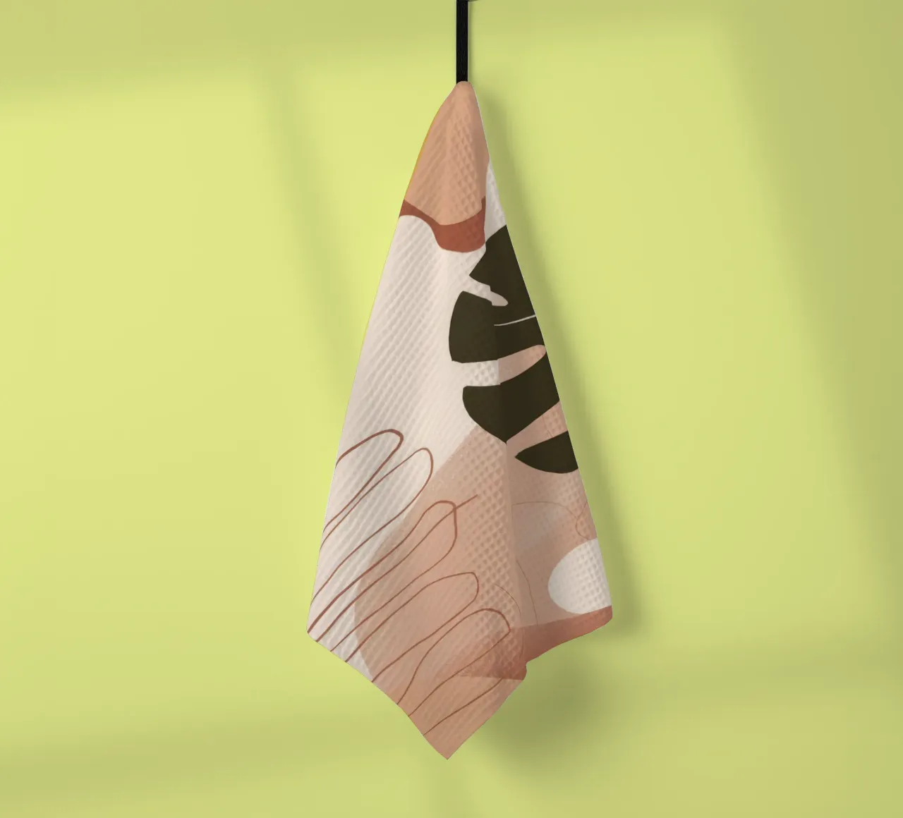 Mano di Monstera canovaccio da cucina da Seren Liodra