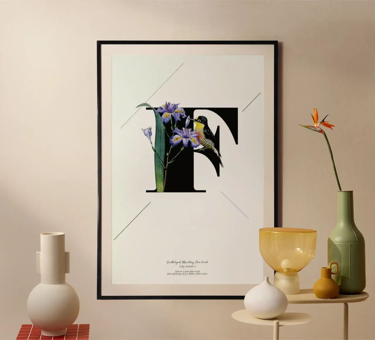 Botanical Alphabet - F carta hahnemühle da Froilein Juno