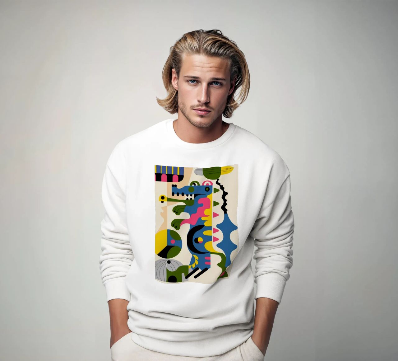 Formas abstractas sudadera de Seren Liodra