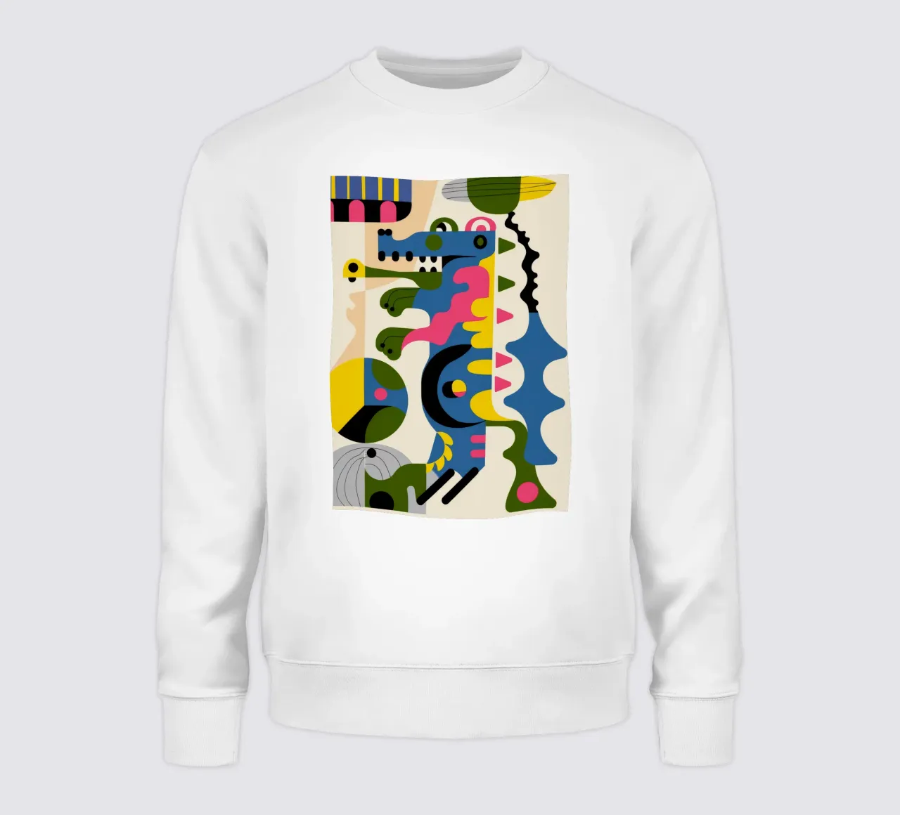 Abstract Shapes sweatshirt by Seren Liodra