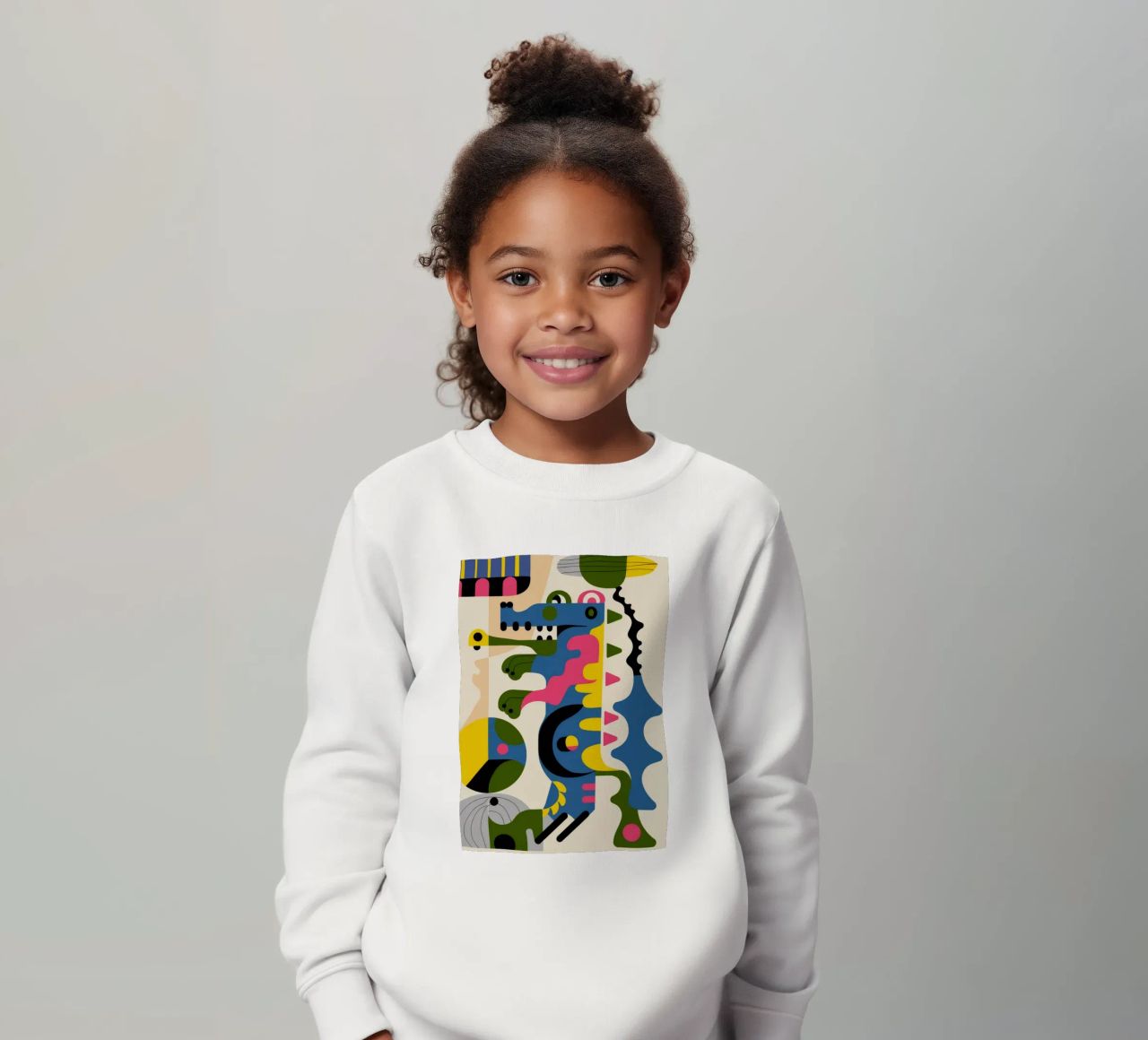Formas abstractas sudadera para niño de Seren Liodra