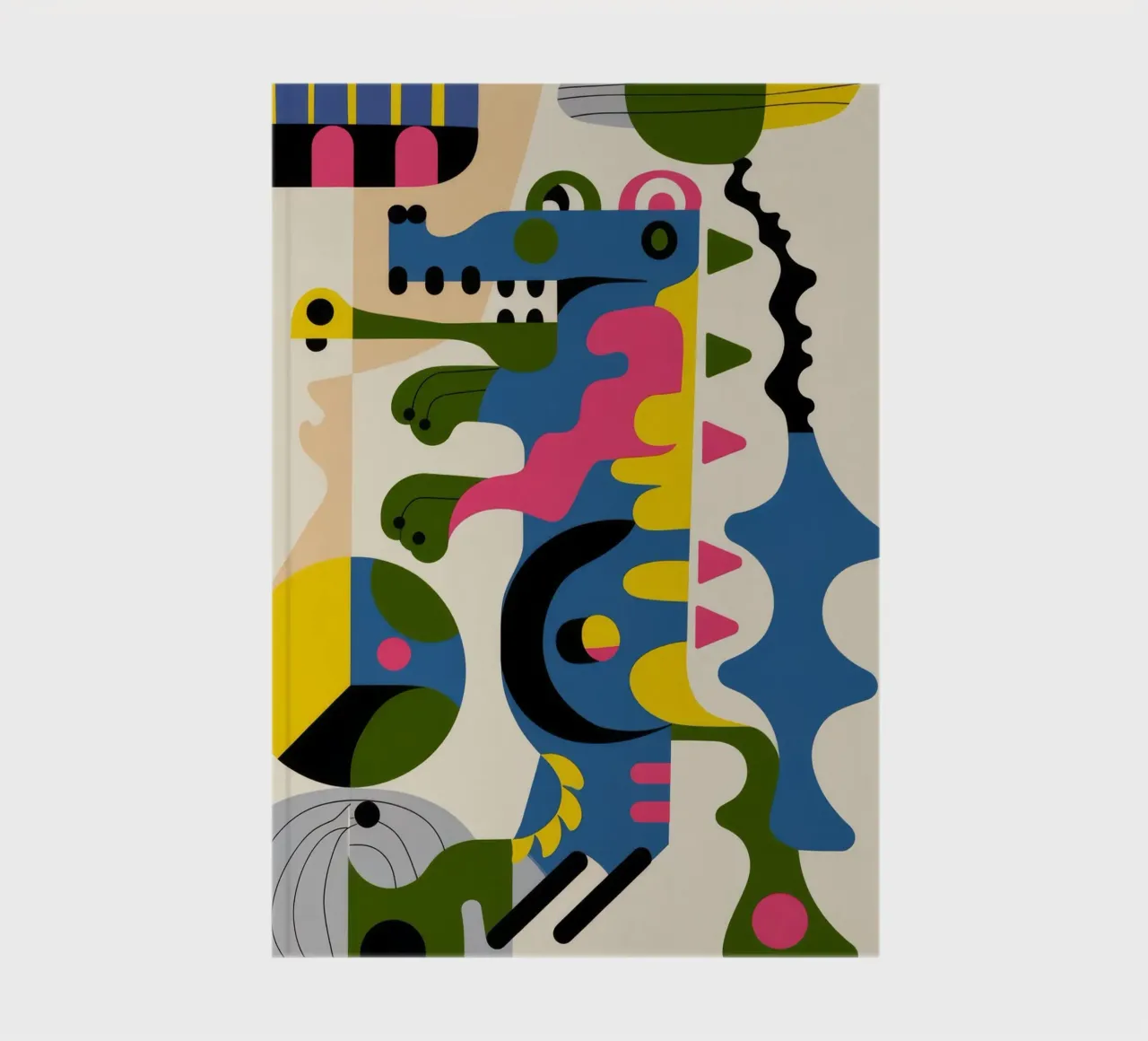 Abstract Shapes notebook by Seren Liodra