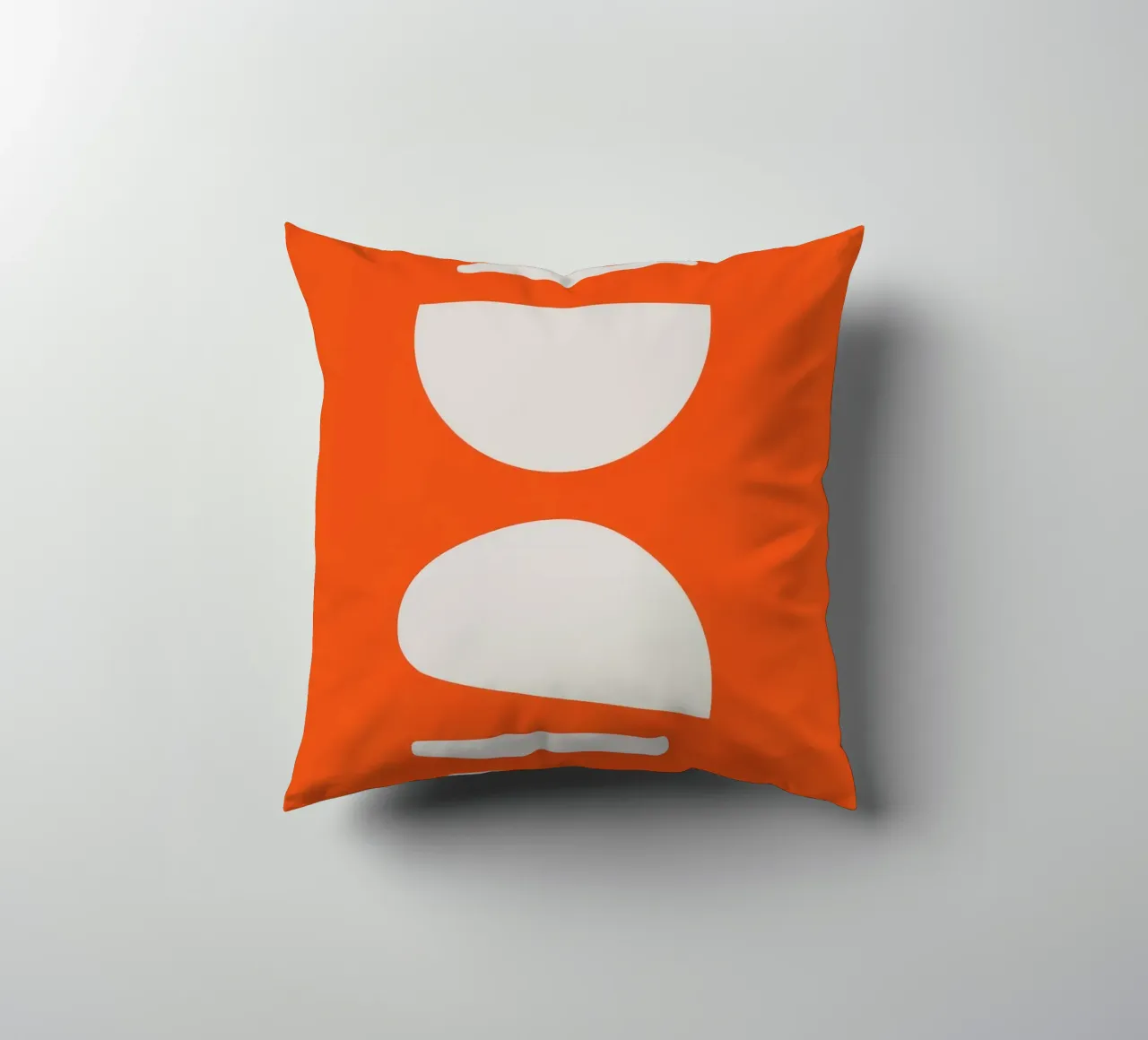 Oranje Abstract kussen van Seren Liodra